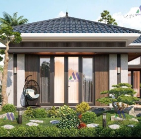 MỘC MIÊN - XU HƯỚNG XÂY NHÀ NĂM 2027 LÀ BIỆT THỰ 1 TẦNG MÁI NHẬT