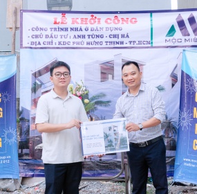 MỘC MIÊN - KHỞI CÔNG TỔ ẤM TẠI DĨ AN CHO GIA ĐÌNH ANH TÙNG CHỊ HÀ